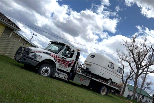 flatbed trailer
